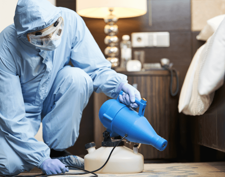 extreme cleaner doing odor control